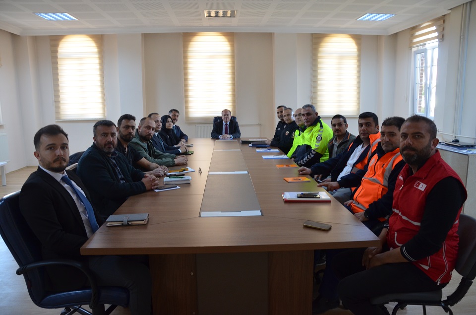 Kış Mevsimi Trafik Tedbirleri Toplantısı Gerçekleştirildi.