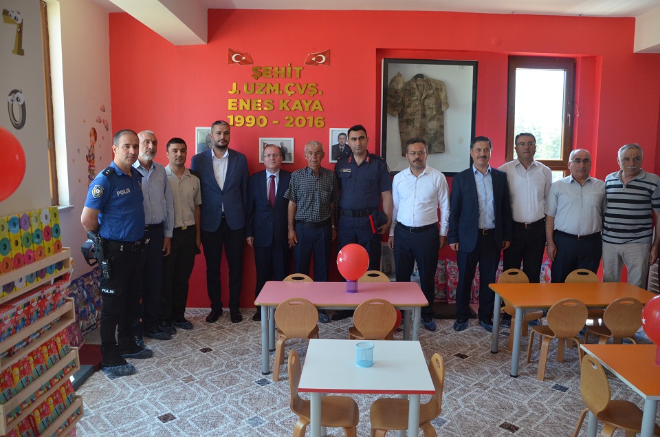 Şehit Jandarma Uzman Çavuş Enes KAYA Kütüphanesi Açıldı