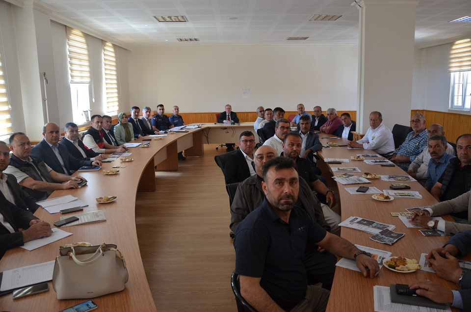 Mahalle Muhtarları Toplantısı Yapıldı