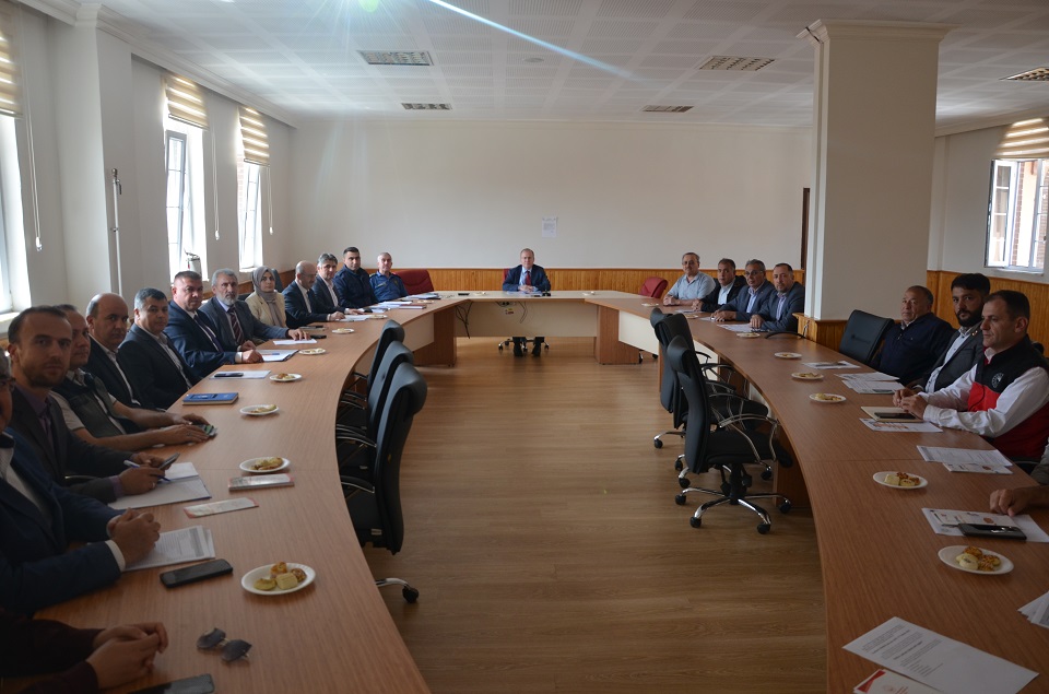 Merkez Mahalle Muhtarları Toplantısı Yapıldı